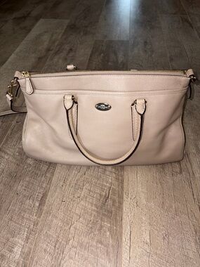 Coach Nude Morgan Satchel - EUC